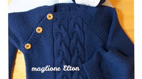 maglione Elton / maglia neonati/maglione ai ferri per bambini